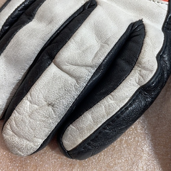 Vintage Rainbow leather ski gloves Zero Made in Japan for Farfield-Hanover - Picture 4 of 11